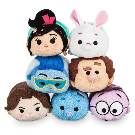 My Tsum Tsum | Disney's Tsum Tsum Plush Guide - Part 6 Disney Ufufy, Tsum Tsum Plush, Ralph Breaks The Internet, Fun Buns, Art Projects For Teens, Art Projects For Adults, Projects For Adults, Disney Tsum Tsum, Kawaii Plush