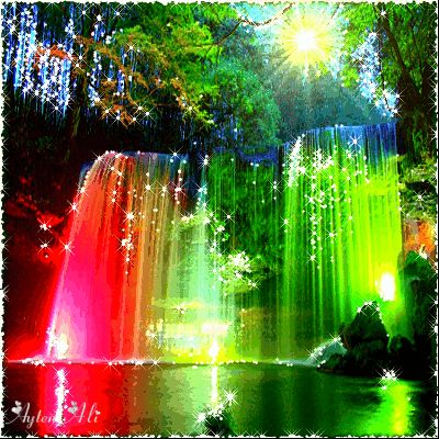 Waterfall Rainbow Wallpaper Backgrounds, 3d Nature Wallpaper, Waterfall Background, Rainbow Waterfall, Waterfall Scenery, Waterfall Wallpaper, Waterfall Pictures, Waterfall Wall, Hd Nature Wallpapers