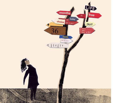 decision making Making Decisions Illustration, Decisions Illustration, Decision Making Illustration, Decision Illustration, Oliver Burkeman, Recovery Sayings, Crossroads In Life, Making Hard Decisions, Hard Decision