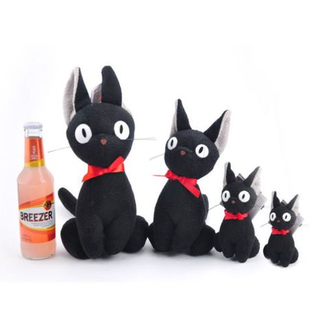 24 inch jiji $7.89 Jiji Cat, Witches Cat, Cat Plushie, Japan Gifts, Hug Pillow, Nap Pillow, Kiki Delivery, Cat Plush Toy, Kiki's Delivery Service