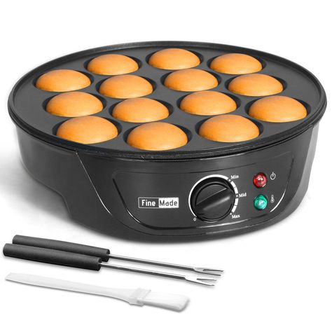 PRICES MAY VARY. THE MORE THE HAPPIER: The mini pancake maker is now ready to serve up to 14 delectable mini pancakes for family feasts. Make breakfast time or a family treat a breeze. QUICK＆USER-FRIENDLY: Choose your favorite batter and let the mini Dutch pancake maker do the rest. This appliance is designed for simplicity, ensuring that even the youngest member of the family can operate it with no trouble. MASTERING PANCAKE ARTISTRY: Fine-tune your pancakes to your personal preference with the Pancake Maker Machine, Mini Dutch Pancakes, Mini Pancake Maker, Baby Pancakes, Pancake Maker, Crepe Maker, Mini Pancakes, Family Feast, How To Make Breakfast