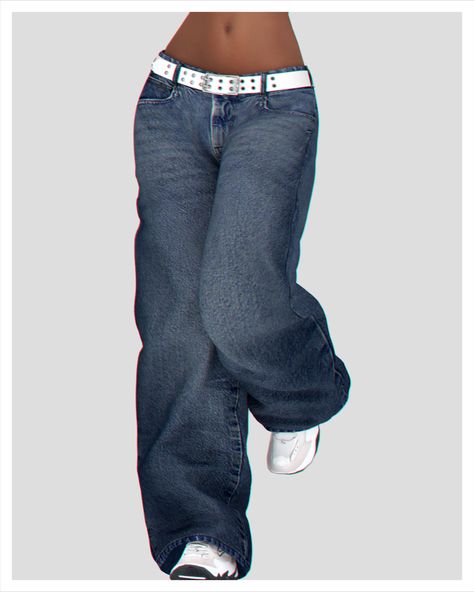 A Y2K stylish baggy jeans pants, can never go wrong with them🤩 Sims 4 Cc Pants Baggy, Sims4 Baggy Jeans, Sims 4 Cc Baggy Jeans Patreon, Sims 4 Cc Sweatpants Maxis Match, Ts4 Low Rise Jeans, Sims 4cc Pants, Sims Cc Clothes Pants, Jeans Sims 4 Cc Patreon, Sims Baggy Jeans