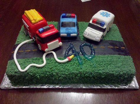 Police Car Cakes, Fire Fighter Cake, Police Cakes, Police Birthday Party, Police Party, Cars Birthday Cake, Police Birthday, Car Cake, Birthday Party Planning