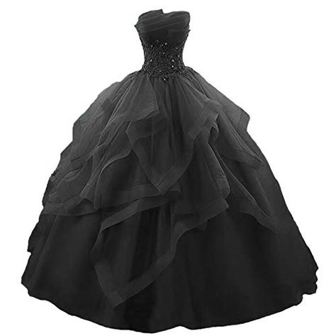 Quinceanera Dresses Strapless, Robes Quinceanera, Princess Evening Dress, Princess Gowns, Black Ball Gown, Princess Prom Dresses, Prom Dress Long, Custom Gown, Princess Gown