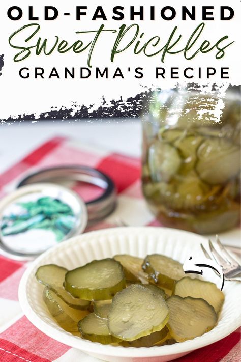 Homemade Sweet Pickles Recipe, How To Make Sweet Pickles, Best Sweet Pickle Recipe, Preserving Pickles, Sweet Pickle Recipe, Printable Jar Labels, Storing Veggies, Sweet Pickles Homemade, Canning Veggies