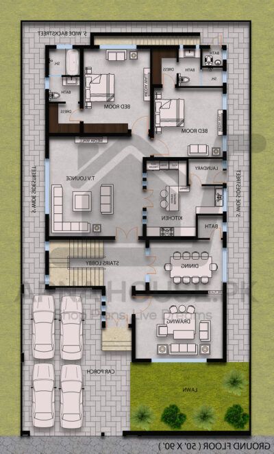 Modern Double Storey House, Double Storey House Design, Double Storey House Plans, Single Storey House Plans, Twin House, Apartment Designs, Building Design Plan, 2bhk House Plan, One Storey House