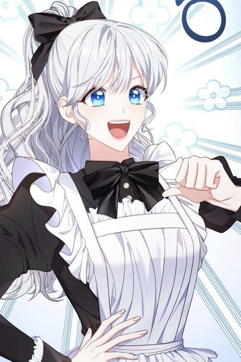 The Maid In The Reverse Harem Game Wants To Quit / The Maid Wants to Quit Within the Reverse Harem Game Harem Games, Reverse Harem, The Maid, Magic Aesthetic, The Maids, Anime Oc, Illustrations And Posters, Manhwa Manga, White Hair