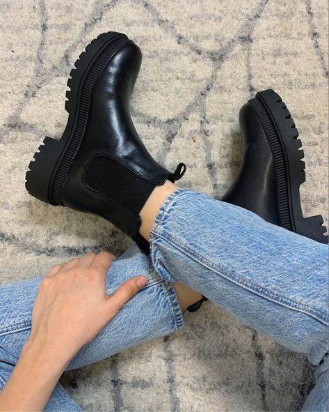 #liketkit @liketoknow.it #LTKunder50 #LTKunder100 #combatboots #boots Pump Boots, Aesthetic Boots, Ankle Boots Outfit, Boots Aesthetic, Chelsea Boots Outfit, Low Ankle Boots, Ankle Boots Dress, Trendy Boots, Black Combat Boots