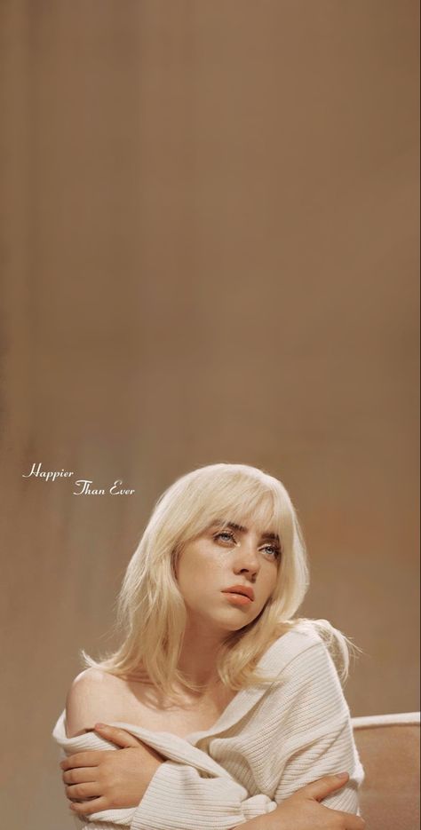 billie eilish lockscreen happier than ever Happier Than Ever Wallpaper, Billie Eilish Lockscreen, Happier Than Ever Billie Eilish, Billie Eilish Wallpaper, Billie Eilish Outfits, Happier Than Ever, Harley Quinn Comic, Matthew Gray Gubler, Song Artists