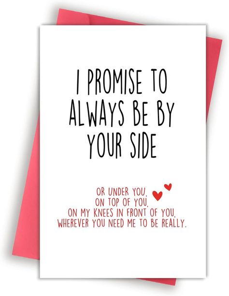 Naughty Anniversary Birthday Card for Boyfriend Husband Fiance Girlfriend Wife Fiancee Valentine Cards For Boyfriend, Love Cards For Him, Valentines Card For Husband, Anniversary Cards For Boyfriend, Creative Birthday Cards, Card For Boyfriend, Funniest Valentines Cards, Funny Valentines Day, Mens Valentines Gifts