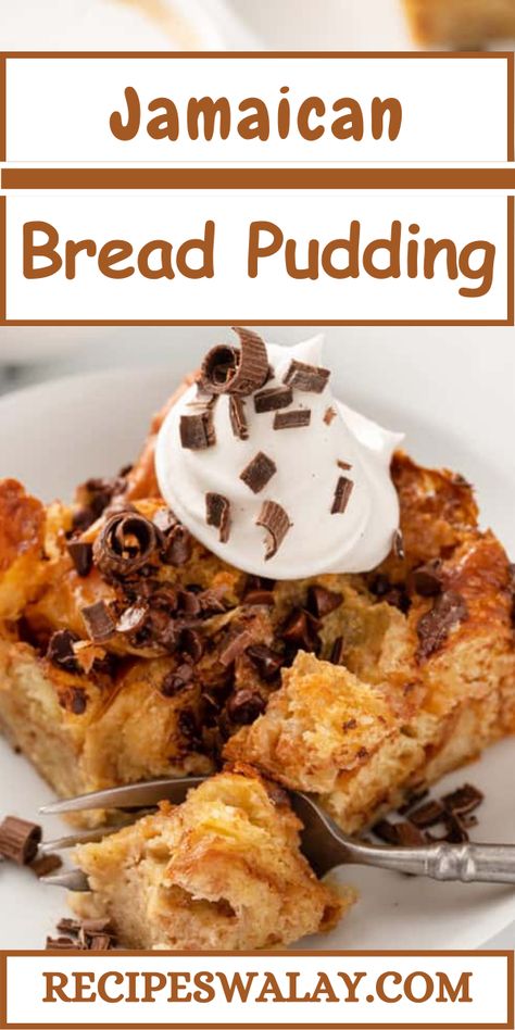 There’s something incredibly comforting about a warm, aromatic serving of Jamaican bread pudding recipe . This delightful dessert blends spices ... Jamaican Bread Pudding Recipe, Jamaican Bread, Courgette Cake Recipe, Spicy Sauce Recipe, Jamaican Desserts, Cheese Pizza Recipe, Bread Pudding Recipe, Custard Recipes, Pot Pies Recipes