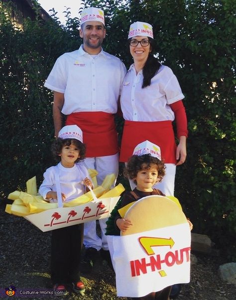 In N Out Costume, Best Baby Costumes, Burger Costume, Twin Costumes, 2015 Halloween Costumes, In And Out Burger, Hamburger And Fries, Baby Boy Halloween, Clever Halloween Costumes