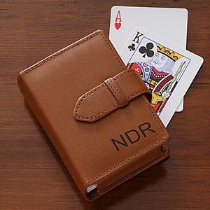 Give that special man in your life a gift they can cherish forever with the Personalized Leather Playing Card Case. Find the best personalized mens' gifts at PersonalizationMall.com General Gift Ideas, Playing Card Case, Personalized Playing Cards, Gift Tags Diy, Double Deck, Birthday Gifts For Sister, Christmas Gifts For Men, Gifts For Your Boyfriend, Boyfriend Birthday