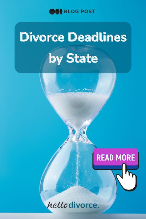 Every state has different requirements for deadlines in divorce. Here is an overview of deadlines you might have in your divorce or dissolution of marriage process, including some state-specific information.

https://hellodivorce.com/divorce-planning/divorce-deadlines-by-state

#divorce #divorceprocess #divorcelaw #familylaw #dissolution #annulment #separation Divorce Planning, Dissolution Of Marriage, Legal Separation, Divorce Law, Divorce Support, Divorce Mediation, Divorce Advice, Divorce Process, Divorce Papers