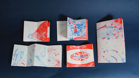 Image result for risograph poster Risograph Zine, Risograph Poster, Elizabeth Bishop, Group Project, Risograph Print, The Poem, Personal Project, The Fish, Swift