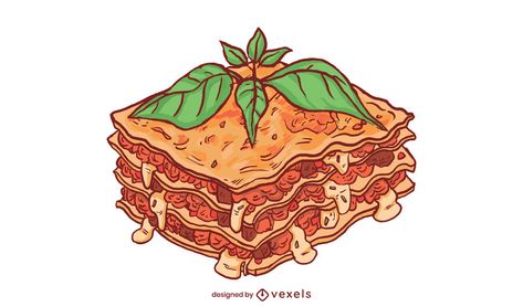 Lasagna Illustration, Italian Food Festival, Mouth Ideas, Baked Meat, Random Reference, Candy Logo, Garfield Cartoon, Notion Icons, Meat Lasagna