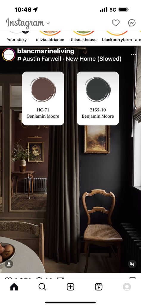 Phantom Mist Paint Color, Mist Paint Color, Moody Paint Colors, Moody Paint, Dark And Moody, School House, Paint Color, Mist, Paint Colors