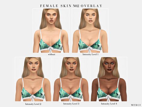 -Merci-'s Female Skin N02 Overlay Sims 4 Cleavage Overlay, Skin Overlay, Sims Community, Sims 4 Cc, The Sims Resource, Sims Resource, Featured Artist, The Sims, Sims 4