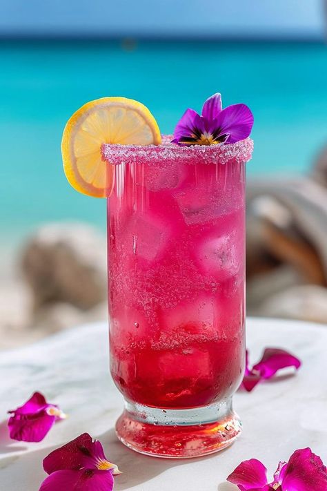 Guava Cocktail, Cocktail With Vodka, Barbie Cocktail, Beach Barbie, Guava Juice, Fortified Wine, Beet Juice, Beach Parties, Tropical Drink