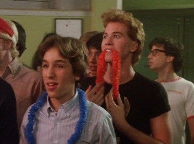 Chris Knight Real Genius, Val Kilmer 80s, Tom Kazansky, Chris Knight, 80s Films, Movie Duos, Genius Movie, Real Genius, 80s Celebrities