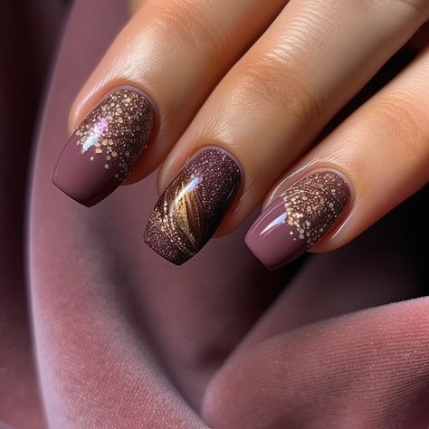 fall nails design cream and mocha brown, nails touch of sparkle Fall Nail Stamping Ideas, Mocha Nails Design, Mocha Brown Nails, Fall Nail Stamping, Nail Stamping Ideas, Mocha Nails, Fall Nails Design, Gel Nail Polish Colors, Coffee Nails