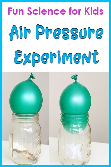 Air Pressure Experiments, Science Activity For Kids, Science Experiments Kids Elementary, Experiment For Kids, Science Experiments For Preschoolers, Experiments For Kids, Science Crafts, Science Activity, Kid Experiments