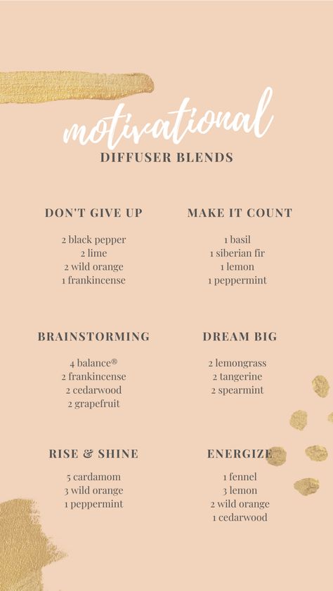 Calming Diffuser Blend Doterra, Tuesday Essential Oil Blends, Motivating Essential Oil Diffuser Blends, Motivation Essential Oil Blend, Monday Diffuser Blends, Motivate Diffuser Blend Doterra, Essential Oil Candle Recipes, Essential Oils Energy, Candle Recipes