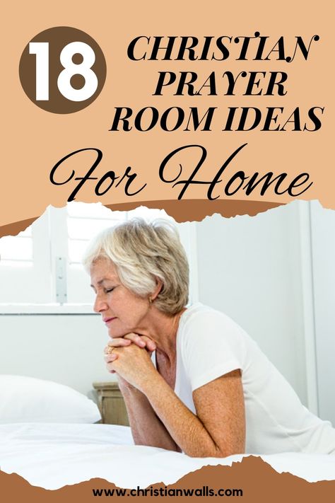 18 Christian Prayer Room Ideas For Home (Extra Special Touches Click h – Christian Walls Prayer Rooms In House, Adult Sunday School Room Ideas, Meditation Rooms Ideas, Prayer Corner Christian, Prayer Room Ideas Christian, Small Prayer Closet Ideas Spaces, Prayer Wall Ideas Home, Small Prayer Room, Christian Prayer Room Design