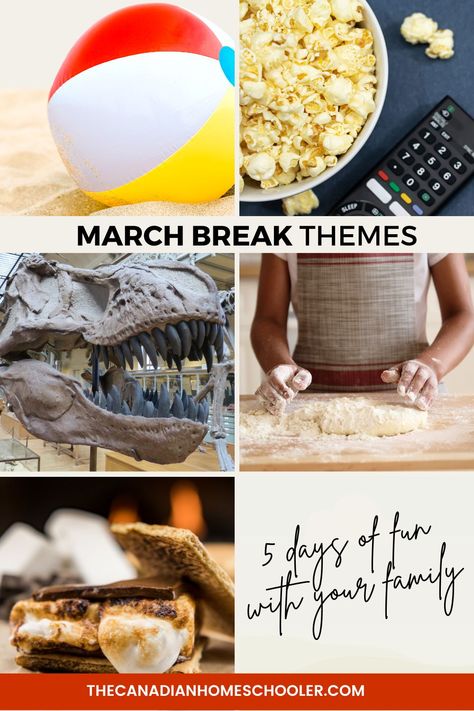 Spring Break Activities For School Age, Spring Break Camping, Family Spring Break, March Break, Pool Activities, Theme Days, Spring Family, Day Camp, Kids Growing Up