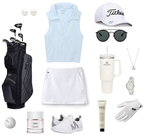 LETS GO GOLFING outfit ideas | Golf Inspired Outfit, Golf Fits Women, Golf Costume Women, Outfit Golf Women, Preppy Golf Outfit, Cute Golfing Outfits, Cute Golfing Outfits For Women, Lets Go Golfing, Outfits For Women Work