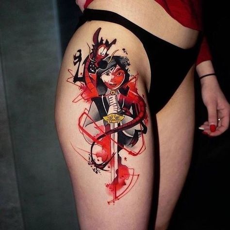 Princess Mononoke Tattoo, 42 Tattoo, Tattoo Design Tattoo, Bestie Tattoo, Joker Tattoo, Tatuaje A Color, Trash Polka, Stylist Tattoos, Tattoo Style Drawings