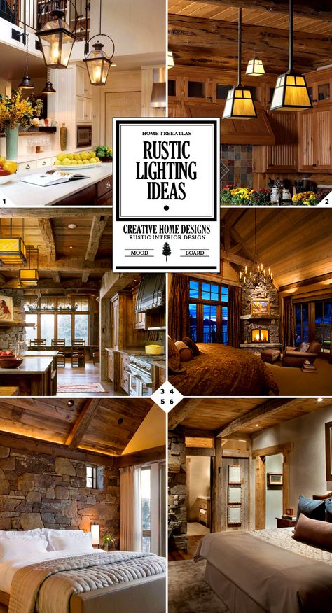 Style Guide: Rustic Lighting Fixtures and Ideas Rustic Cabin Lighting Fixtures, Log Home Lighting Ideas, Cabin Dining Room Lighting, Mountain Home Light Fixtures, Lodge Lighting Fixtures, Log Cabin Lighting Ideas, Rustic Cabin Lighting, Log Cabin Interior Decor, Cabin Lighting Ideas