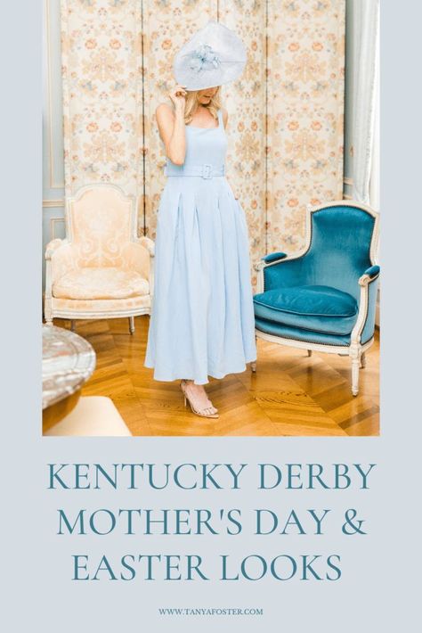 Want to know what to wear to a Kentucky Derby party, Mother's Day or even Easter? I have the chicest look for you! Easter Looks, Stylish Outfits Casual, Sweater Outfits Fall, Kentucky Derby Party, Spring Event, Derby Party, Fall Denim, Shopping Photography, Summer Scarves