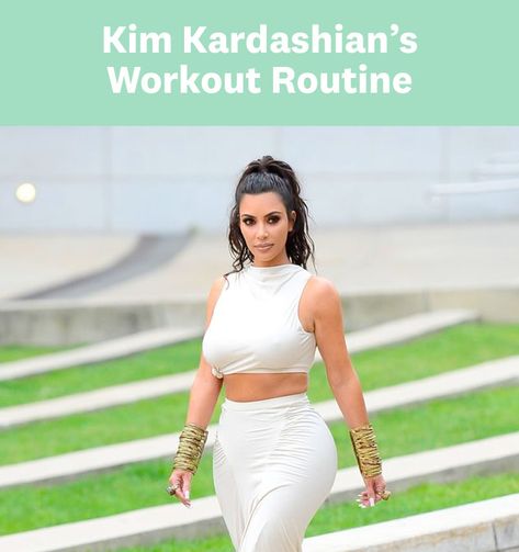 So, what does a Kim Kardashian workout routine look like? We at team WH have a pretty good idea. Kim K Workout, Kardashian Workout Routine, Treadmill Sprints, Kim Kardashian Workout, Kardashian Workout, Postpartum Diet, Monday Workout, Treadmill Workout, Kim K