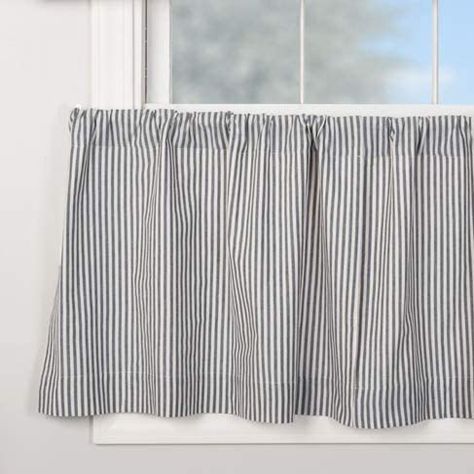 Country Window Treatments, Luxury Window Treatments, Insulated Drapes, Custom Valances, Prints Black And White, Cafe Curtain, Tier Curtains, Farmhouse Primitive, Premier Prints