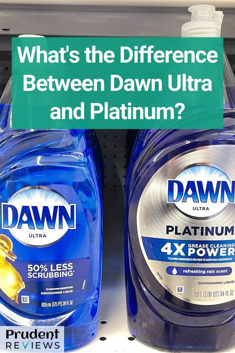 Dawn Ultra vs. Platinum Dish Soap: What’s the Difference? Dawn Platinum, Grease Cleaner, Dawn Dish Soap, Best Cleaning Products, Dasani Bottle, Dishwashing Liquid, Dish Soap Bottle, Cleaning Hacks, Cleaning Supplies