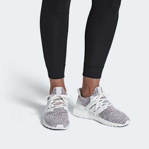 Ultraboost Shoes Cloud White / Cloud White / Active Red DB3211 Adidas Ultraboost 4.0, Womens Workout Shoes, Adidas Primeknit, Neutral Shoes, Adidas Shoes Women, Adidas Boost, Steven Meisel, Adidas Ultraboost, Workout Shoes