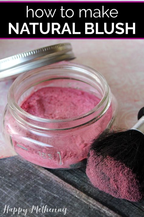 Blush Recipe, Natural Makeup Recipes, Natural Cosmetics Brands, Makeup Recipes, Best Natural Makeup, Diy Kosmetik, Natural Blush, How To Apply Blush, Cosmetics Photography