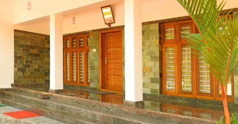 utility-home1 Window Door Design Wooden Kerala, Home Front Window Design Indian, Kerala Window Designs, Sitout Designs Kerala, Front Window Design Indian, Wooden Window Design Indian, Wall Tails, Indian Window Design, New Window Design