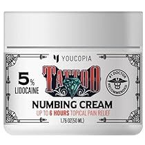 Numbing Cream For Tattoos, Tattoo Numbing Cream, Painless Tattoo, Numbing Cream, Emu Oil, Strength Tattoo, Tattoo Aftercare, Knee Patches, Star Words