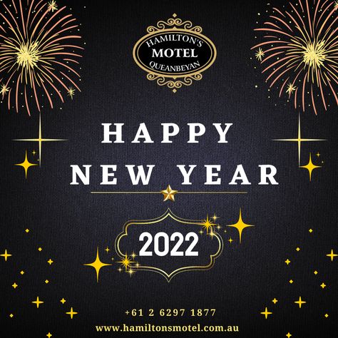 We will be happy to serve you in the coming year. Hamilton’s Queanbeyan Motel wishes all of you a Happy & Prosperous New Year! . . . #NewYear #HappyNewYear #HappyNewYear2022 #HappyNewYearToAll #Holiday #HamiltonsQueanbeyanMotel #Queanbeyan #Australia #NewSouthWales #LoveNSW Happy New Year 2022, New Year 2022, New South Wales, Be Happy, Happy New, Happy New Year, Australia