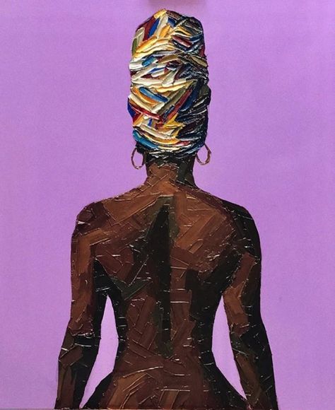 Elena Gual, Woman's Back, Unapologetically Black, Afrique Art, Afrikaanse Kunst, Afrocentric Art, Black Art Painting, Black Artwork, Black Art Pictures