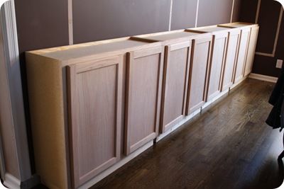 Buffet Wall, Landing Storage, Unfinished Basements, Diy Library, Dining Room Transformation, Diy Regal, Diy Rangement, Thrifty Decor Chick, Kitchen Buffet