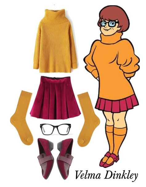 Vilma Scooby Doo, Scooby Doo Diy Costume, Scooby Doo Halloween Costumes, Velma Scooby Doo, Daphne And Velma, Costume Toddler, Crazy Costumes, Velma Dinkley, Duo Halloween Costumes