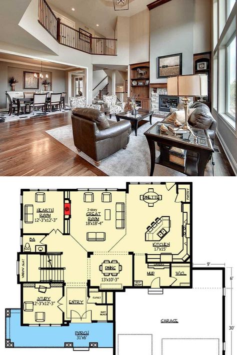 Floor Plan 3 Bedroom 2 Story, House Floor Plans 5 Bedroom 2 Story, 5 Room House Plans 2 Story, House Layout Plans 4 Bedroom 2 Story, 2 Story Living Room Floor Plan, Big House Layouts 2 Story, 5 Bedroom House Floor Plan 2 Story With Basement, Two Story Open Concept House Plans, 2 Story Living Room House Plans