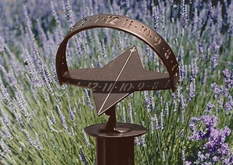 Sun Clock Sundial - TheGreenHead.com How To Make A Sun Dial, Feng Shui House Layout, Sun Clock, Solar Time, Sun Dial, Feng Shui House, Anatomy Tutorial, Blacksmith Shop, Sundials