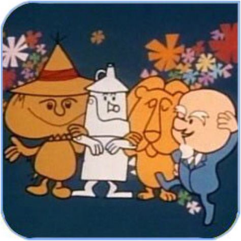 #talesofthewizardofoz #60s #canada #cartoon :: love the theme song ...   ***************  They're three sad souls Oh me, oh my No brain, no heart, he's much too shy But never mind you three Here's the wizard as you can see He'll fix that 1,2,3 In the funny place called the World of Oz  Oh the World of Oz is a very funny place Where everyone wears a funny, funny face All the streets are paved with gold And no one ever grows old In that funny land lives the Wizard of Oz Wizard Of Oz Cartoon, 70s Childhood, 80s Stuff, 1980s Childhood, Morning Cartoon, Stoney Creek, Tv Land, Cartoon Tv Shows, Happy Times