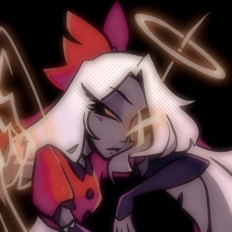 Hazbin Hotel Fanart Vaggie icon aesthetic pfp edit art by @/NoodleBowl_Pop Vaggie Icon, Boss Picture, Hazbin Hotel Fanart, Pfp Edit, Hazbin Hotel Charlie, Monster Hotel, Alastor Hazbin Hotel, Female Cartoon, Drawing Expressions