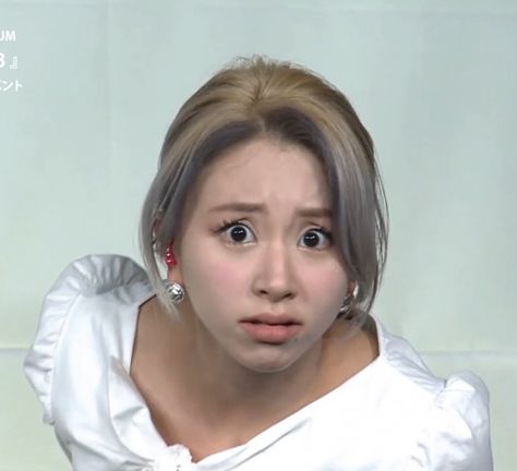 Twice Chaeyoung Memes, Cursed Twice Images, Scream Meme, Angry Face, Twice Chaeyoung, Tweek Y Craig, Chaeyoung Twice, Funny Face, Anime Hair