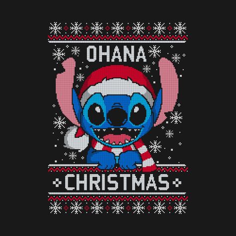 Stitch Christmas Wallpaper, Koala Character, Background Stitch, Christmas Wallpaper Free, Lilo And Stitch Quotes, Stitch Quote, Christmas Ugly Sweater, Xmas Cross Stitch, Cute Christmas Wallpaper